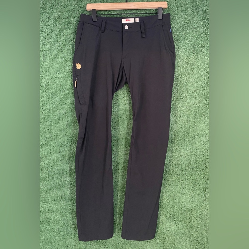 Fjallraven Black Abisko Stretch Trousers  Women’s Size 30